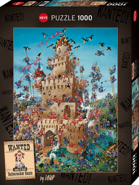 Safecracker Suzie, Wanted! 1000 Piece Jigsaw Puzzle by Heye - 1