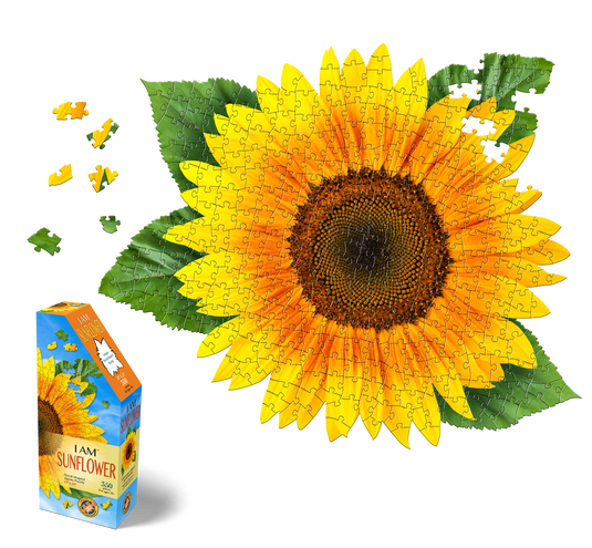 I Am Sunflower 350 Piece Puzzle by Madd Capp Main Puzzle