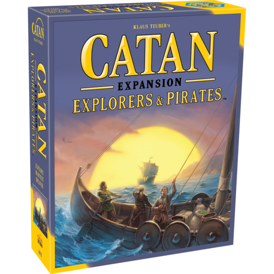 Catan Exp: Explorers & Pirates Board Game Expansion by Catan Studio