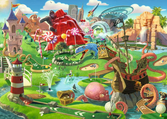 Putt Putt Paradise 500 Piece Large Format by Ravensburger - 2