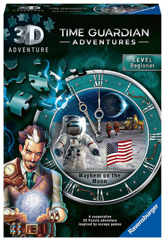 Mayhem on the Moon 216 Piece 3D Puzzle by Ravensburger - 1