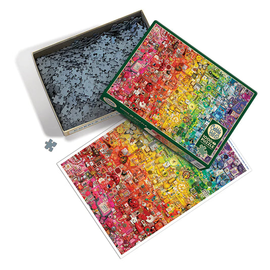 Colourful Rainbow 1000 Piece Jigsaw Puzzle by Cobble Hill