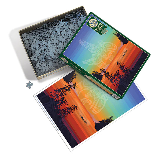 Salish Coast Colors 1000 Piece Jigsaw Puzzle by Cobble Hill