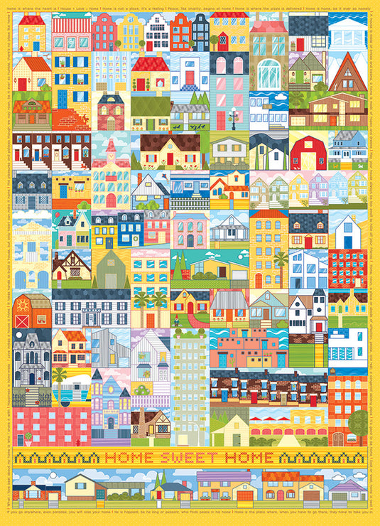 Home Sweet Home 1000 Piece Jigsaw Puzzle by Cobble Hill - 2