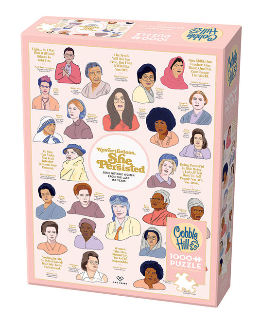 Nevertheless She Persisted 1000 Piece Jigsaw Puzzle by Cobble Hill - 1