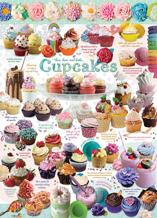 Cupcake Time 1000 Piece Jigsaw Puzzle by Cobble Hill - 2
