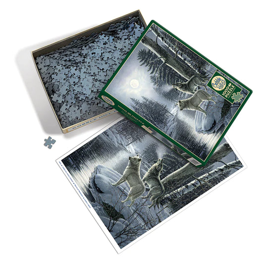 Wolves by Moonlight 1000 Piece Jigsaw Puzzle by Cobble Hill