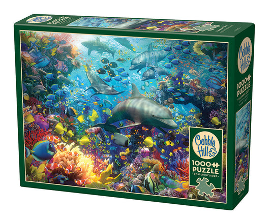 Vibrant Sea 1000 Piece Jigsaw Puzzle by Cobble Hill - 1
