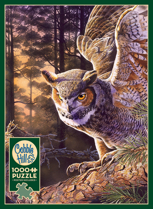 Evening Hunter 1000 Piece Jigsaw Puzzle by Cobble Hill - 3