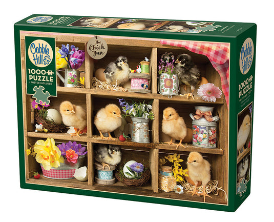Chick Inn 1000 Piece Jigsaw Puzzle by Cobble Hill - 1