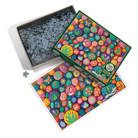 Southwest Stones 1000 Piece Jigsaw Puzzle by Cobble Hill - 2