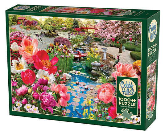 Japanese Garden 1000 Piece Jigsaw Puzzle by Cobble Hill - 1