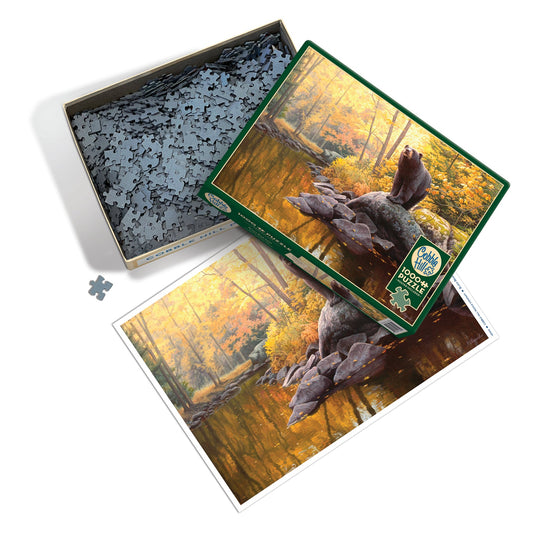 Black Bear Pond 1000 Piece Jigsaw Puzzle by Cobble Hill