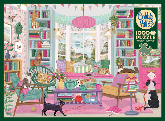 Bookclub 1000 Piece Jigsaw Puzzle by Cobble Hill