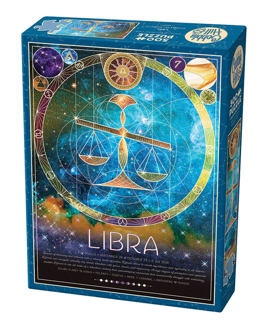 Libra 500 Piece Jigsaw Puzzle by Cobble Hill - 1