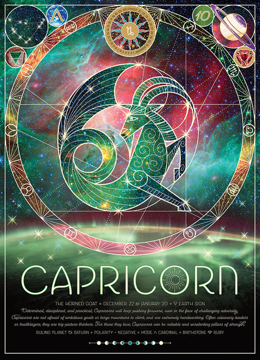 Capricorn 500 Piece Jigsaw Puzzle by Cobble Hill - 2