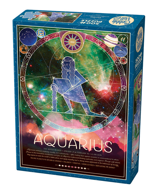 Aquarius 500 Piece Jigsaw Puzzle by Cobble Hill - 1