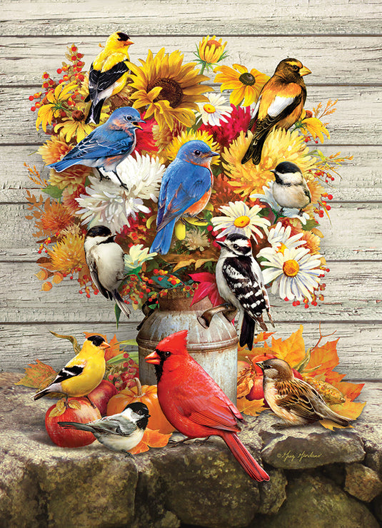 Fall Harvest 500 Piece Jigsaw Puzzle by Cobble Hill - 2