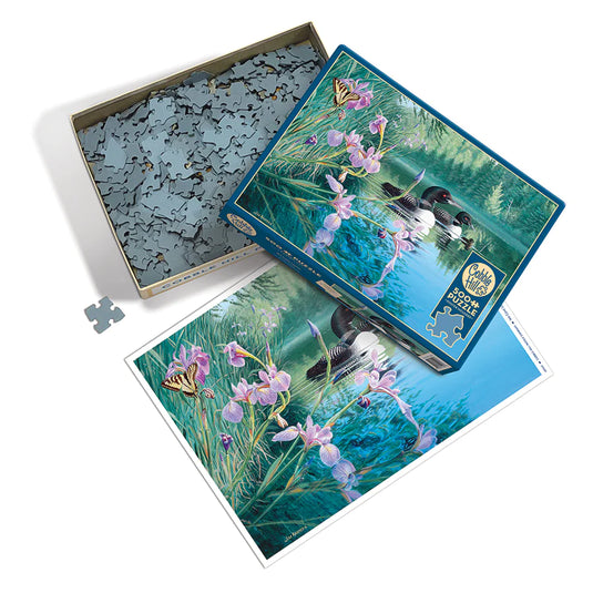 Iris Cove Loons 500 Piece Jigsaw Puzzle by Cobble Hill