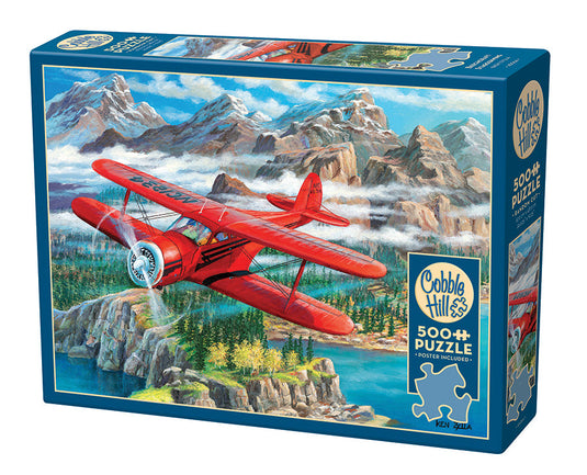Beechcraft Staggerwing 500 Piece Jigsaw Puzzle by Cobble Hill - 1