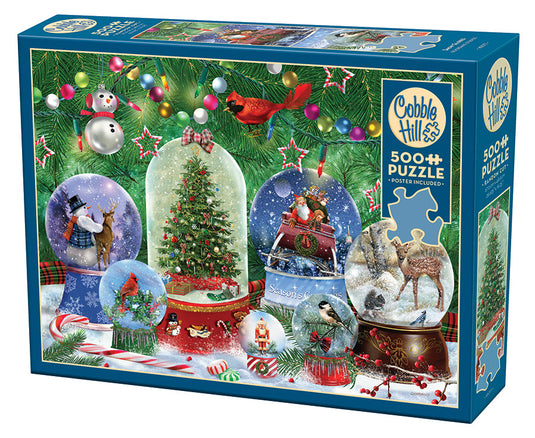Snow Globes 500 Piece Jigsaw Puzzle by Cobble Hill - 1