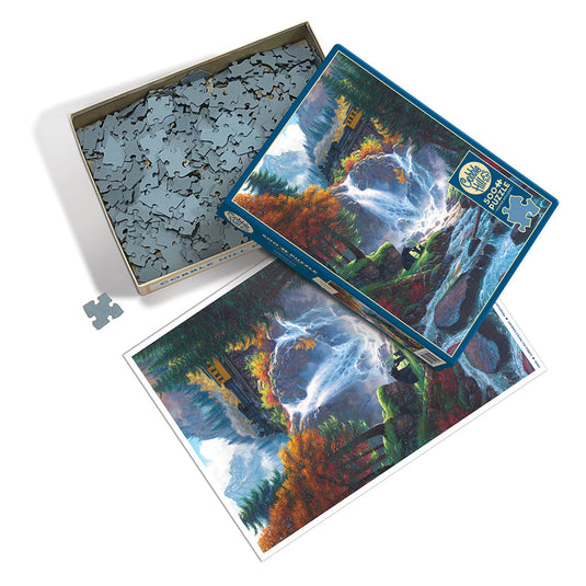 Mountain Pass 500 Piece Jigsaw Puzzle by Cobble Hill - 2