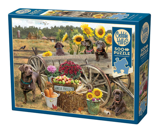 Choc Wagon 500 Piece Jigsaw Puzzle by Cobble Hill - 1