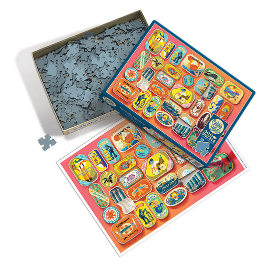 Sardines and Friends 500 Piece Jigsaw Puzzle by Cobble Hill - 3