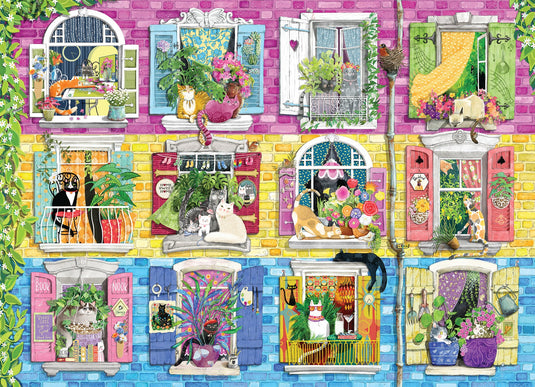 Living With Catitude 500 Piece Jigsaw Puzzle by Cobble Hill