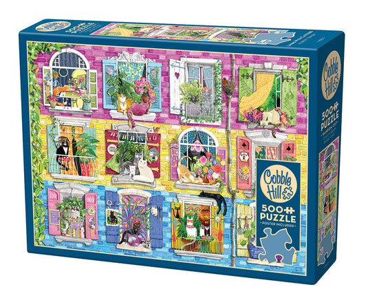 Living With Catitude 500 Piece Jigsaw Puzzle by Cobble Hill