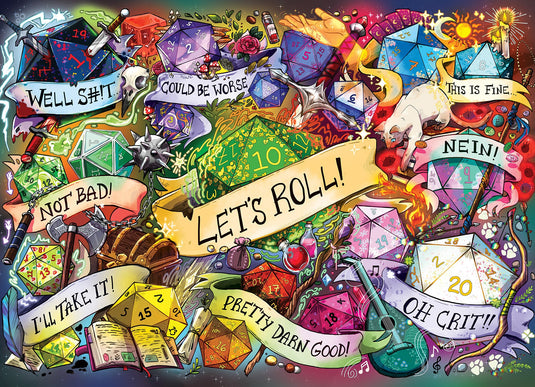 Let's Roll! 500 Piece Jigsaw Puzzle by Cobble Hill
