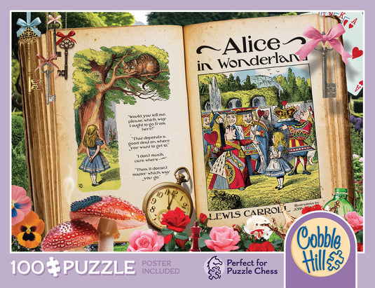 Once Upon a Time: Alice in Wonderland 100 Piece Jigsaw Puzzle by Cobble Hill