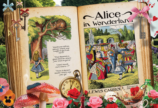 Once Upon a Time: Alice in Wonderland 100 Piece Jigsaw Puzzle by Cobble Hill