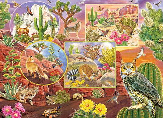 Desert Magic 350 (Family) Piece Jigsaw Puzzle by Cobble Hill - 2