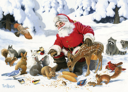 Santa Claus and Friends 350 (Family) Piece Jigsaw Puzzle by Cobble Hill - 2
