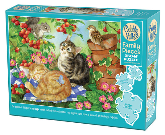 Under the Cherry Tree 350 (Family) Piece Jigsaw Puzzle by Cobble Hill - 1