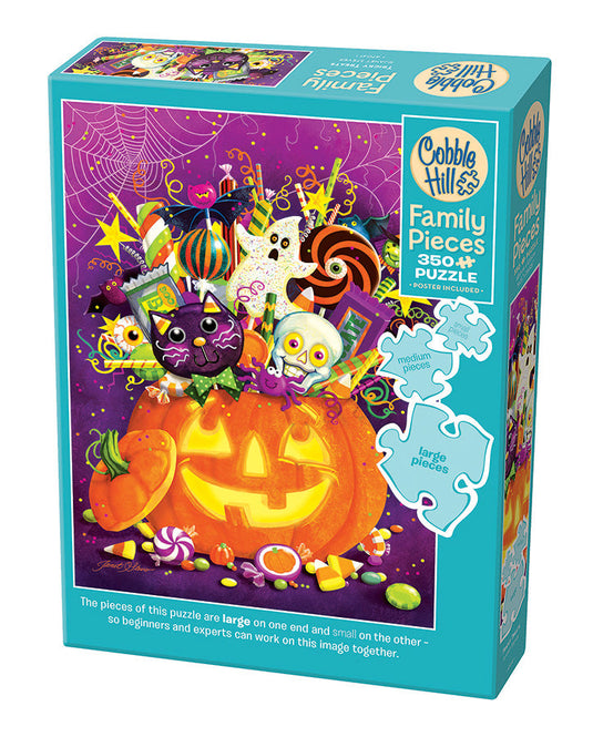 Tricky Treats 350 (Family) Piece Jigsaw Puzzle by Cobble Hill - 1