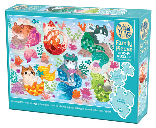 Mercats (Family) 350 Piece Jigsaw Puzzle by Cobble Hill - 1