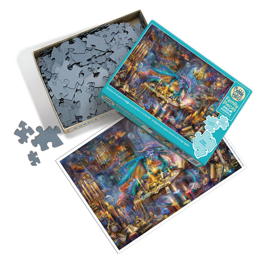 The Library Keeper (Family) 350 Piece Jigsaw Puzzle by Cobble Hill - 3
