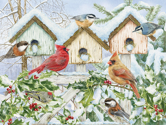 Winter Chorus 275 (Easy Handling) Piece Jigsaw Puzzle by Cobble Hill - 2