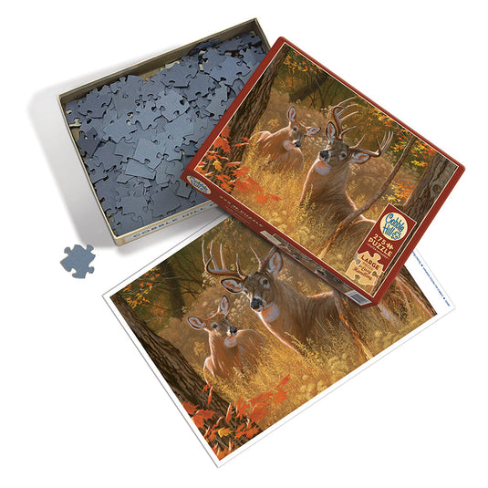 Secret Rendezvous 275 (Easy Handling) Piece Jigsaw Puzzle by Cobble Hill - 2