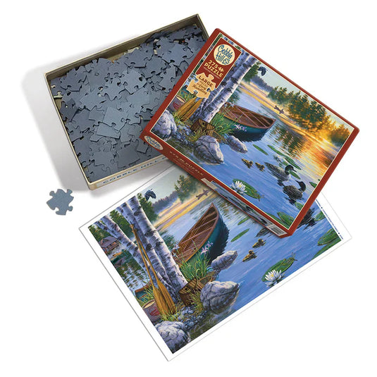 Morning on the Lake 275 Piece Jigsaw Puzzle by Cobble Hill - 3