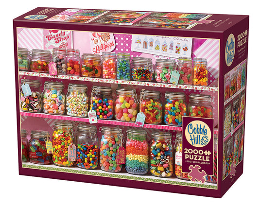 Candy Store 2000 Piece Jigsaw Puzzle by Cobble Hill - 1