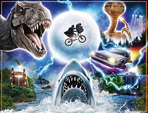 Universal Classic Movie Montage 2000 Piece Jigsaw Puzzle by Ravensburger - 1