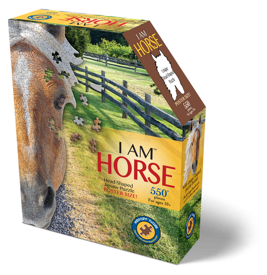 I Am Horse 550 Piece Puzzle by Madd Capp Box Front