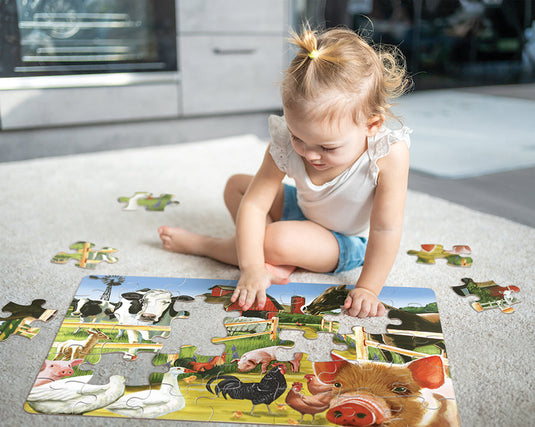 Welcome to the Farm 35 Piece Jigsaw Puzzle by Cobble Hill