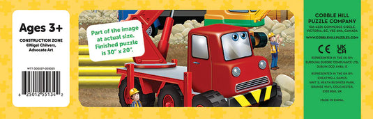 Construction Zone 35 Piece Jigsaw Puzzle by Cobble Hill