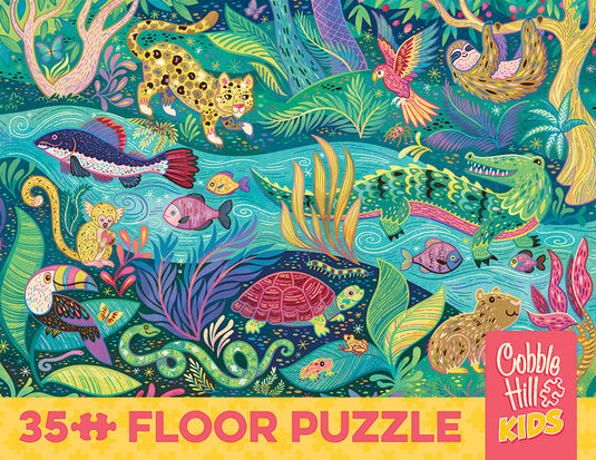 In the Rainforest (35pc) 35 Piece Jigsaw Puzzle by Cobble Hill