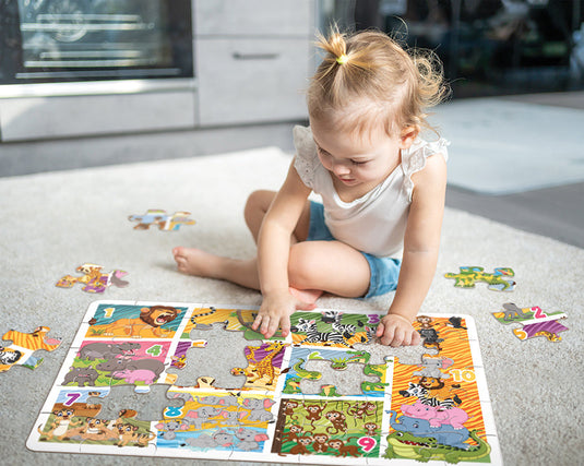 Animal Count (35pc) 35 Piece Jigsaw Puzzle by Cobble Hill