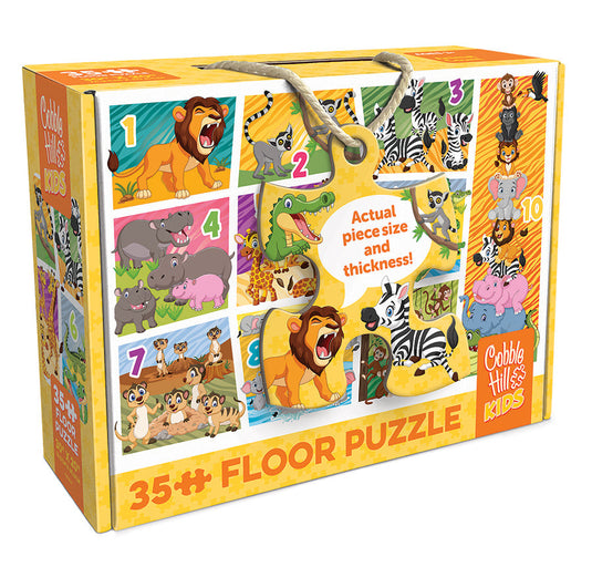 Animal Count (35pc) 35 Piece Jigsaw Puzzle by Cobble Hill